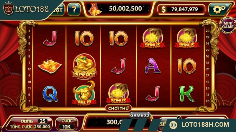 Thoải mái chơi thử trong các game nổ hũ LOTO188